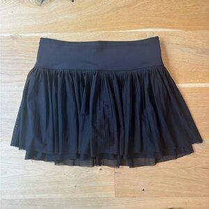 IBKUL Black Mesh Skort